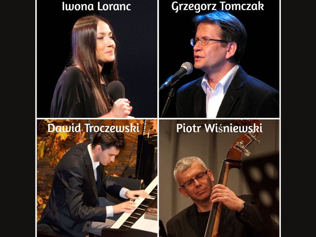 Czterech artystów-dwóch wokalistów, jeden pianista oraz jeden kontrabasista